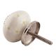 Cream Tiny Flower Ceramic Wardrobe Knobs